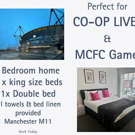 Ao Arena Etihad Gem 6 Guests Villa Manchester Ngoại thất bức ảnh