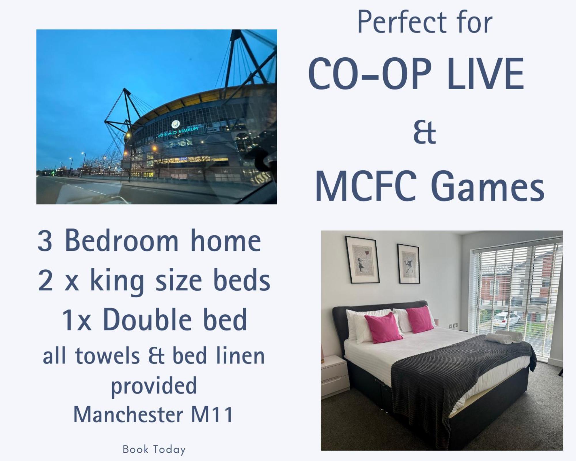 Ao Arena Etihad Gem 6 Guests Villa Manchester Ngoại thất bức ảnh